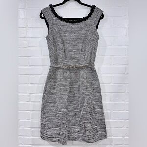 Kate Spade New York Beaded Jacquard Josie Dress with Belt and Pockets